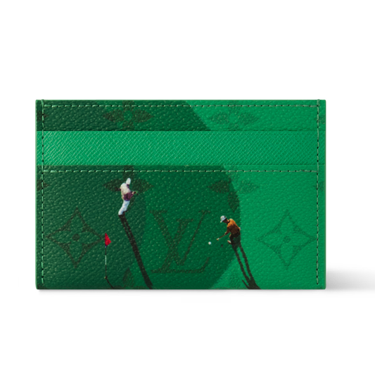 Louis Vuitton Monogram Golf Double Card Holder Wallet