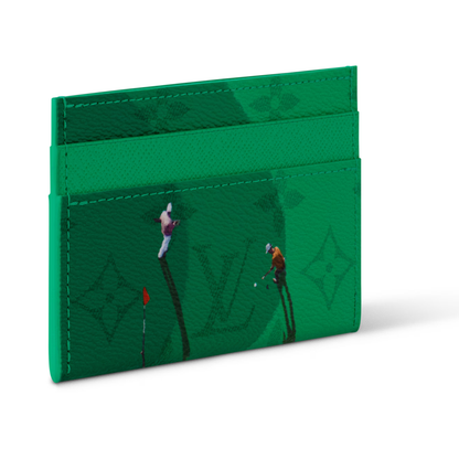Louis Vuitton Monogram Golf Double Card Holder Wallet