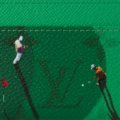 Louis Vuitton Monogram Golf Double Card Holder Wallet