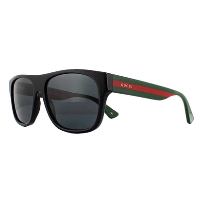 Gucci GG0341S-001 Men's Black Rectangular Sunglasses