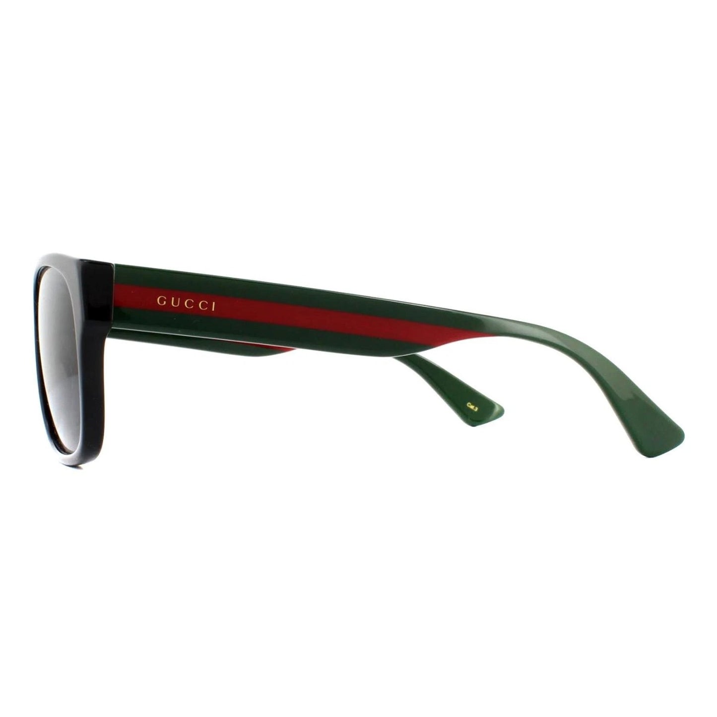 Gucci GG0341S-001 Men's Black Rectangular Sunglasses