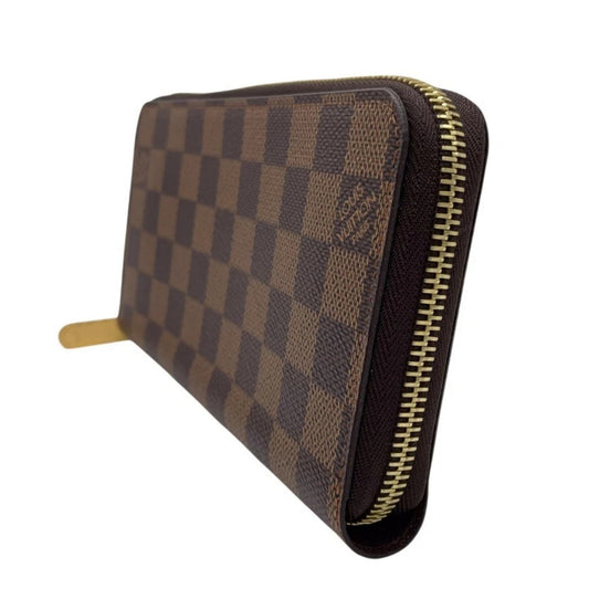 Louis Vuitton Damier Ebene Zippy Wallet Brown