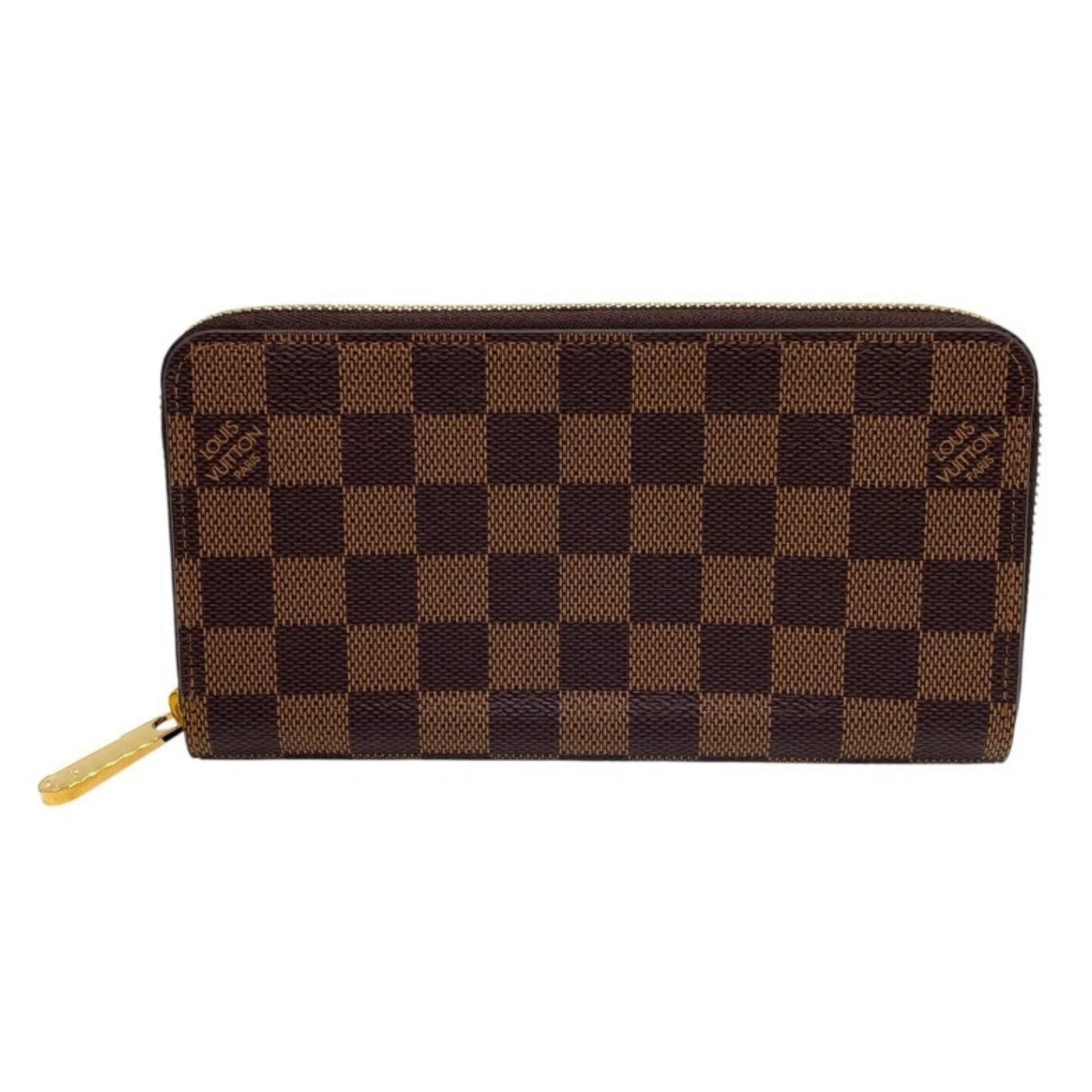 Louis Vuitton Damier Ebene Zippy Wallet Brown