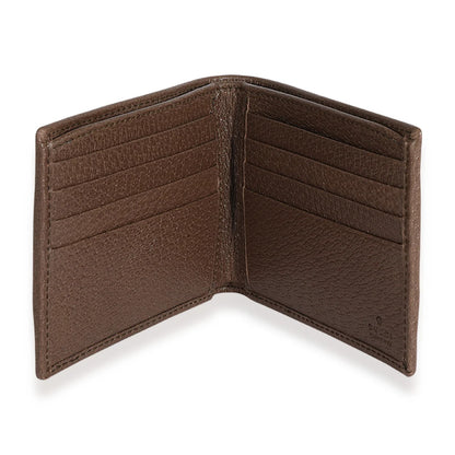 Gucci Ophidia GG Wallet Beige Ebony with Coin Pocket