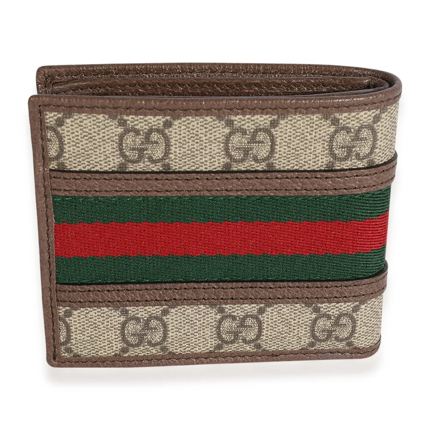 Gucci Ophidia GG Wallet Beige Ebony with Coin Pocket