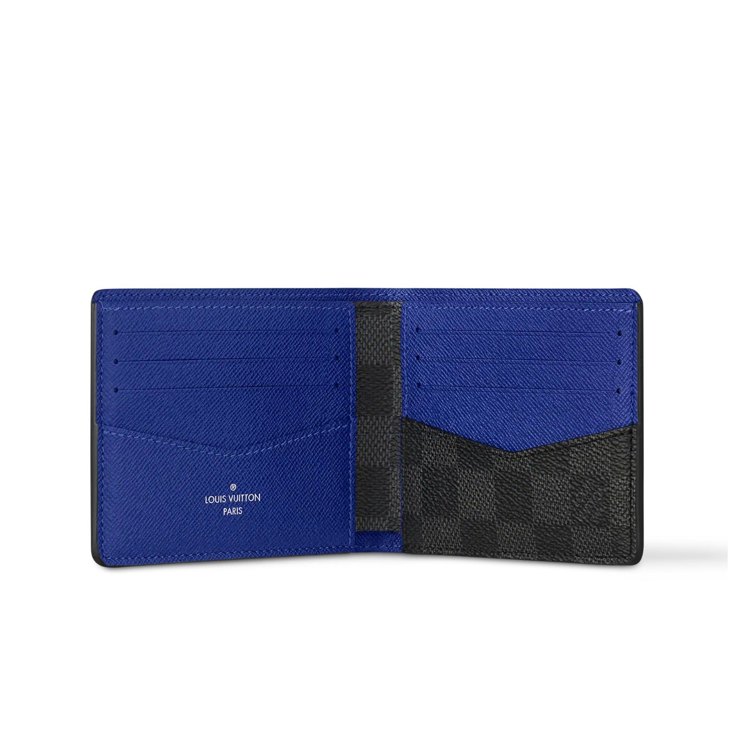 Louis Vuitton Slender Wallet Damier Graphite Indigo Blue