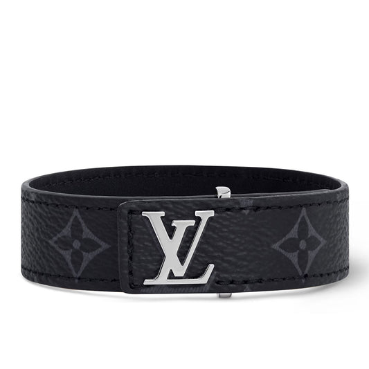 Louis Vuitton LV Slim Bracelet Monogram Eclipse Black