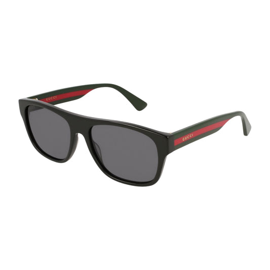 Gucci GG0341S-001 Men's Black Rectangular Sunglasses