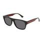 Gucci GG0341S-001 Men's Black Rectangular Sunglasses