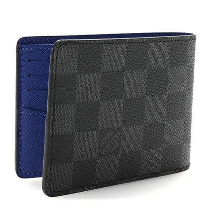Louis Vuitton Slender Wallet Damier Graphite Indigo Blue